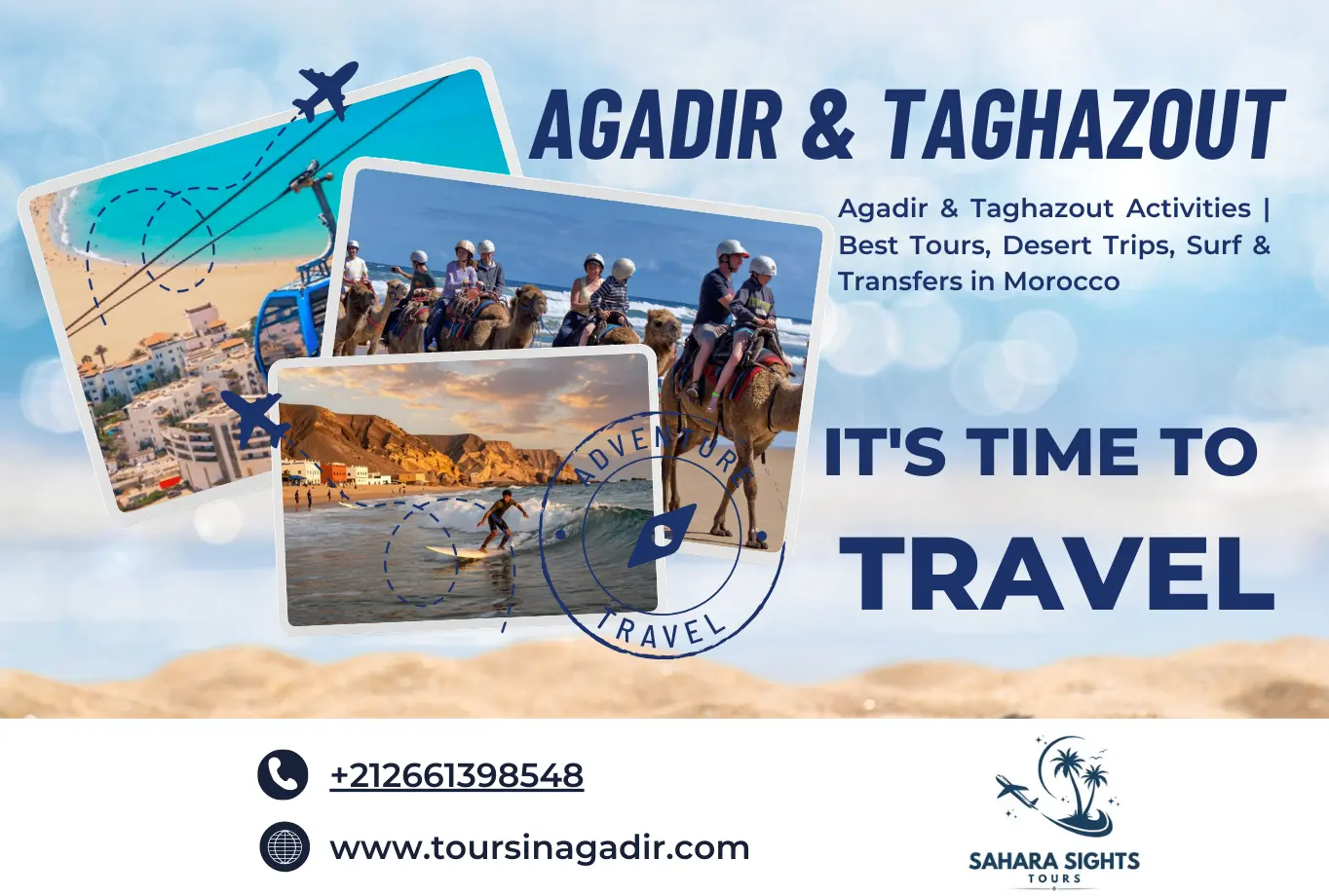 Tours in Agadir: Best Excursions, Day Trips & Safaris 18 Agadir and Taghazout tourism activities including desert tours, camel ride, quad biking, surfing and day trips in Morocco